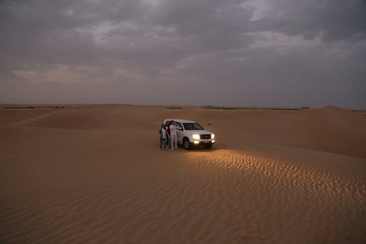 Dinner in The Desert Private Basis - Without Dubai Dune Bashing