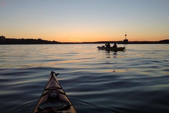 Sunset Sea Kayak Tour on Casco Bay