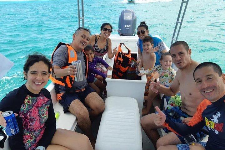 Cozumel 3 reefs Boat tour with drinks and Snorkeling