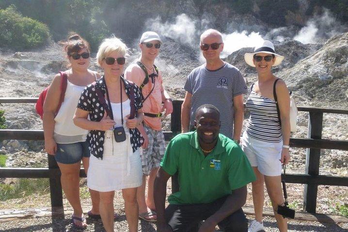 Trip to Soufiere: Volcano, Twin Pitons, Waterfall, Mud Bath & Botanical Garden