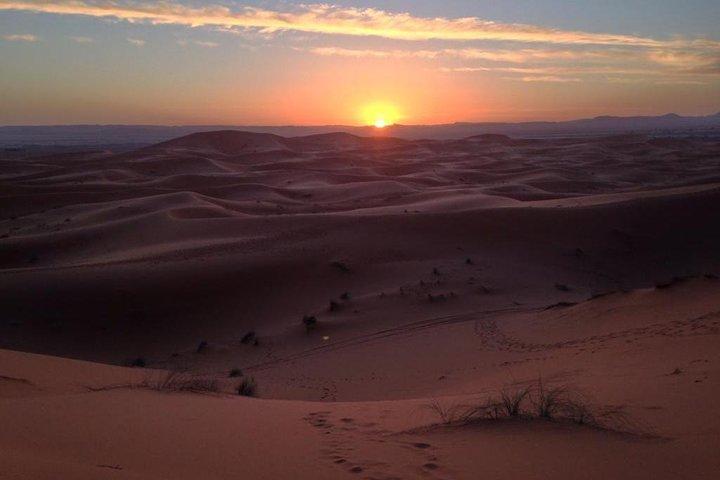Camel Ride With Luxury Desert Camp And Night In Merzouga Dunes