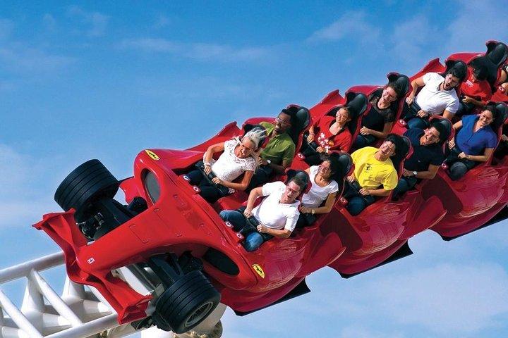 Skip the Line Ferrari world ticket with Pickup and drop off