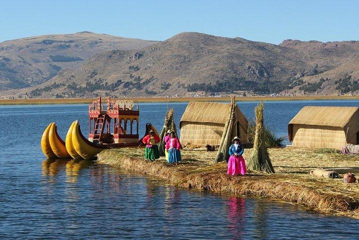 Full day: Lake Titicaca Uros and Taquile from Puno