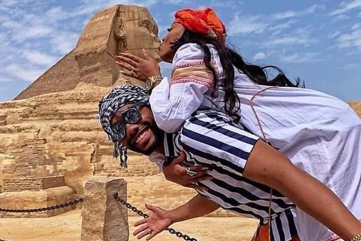 Private Tour at Pyramids & Sphinx by Camels .