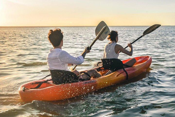 Kayak adventure through Laguna Nichupté in Cancun
