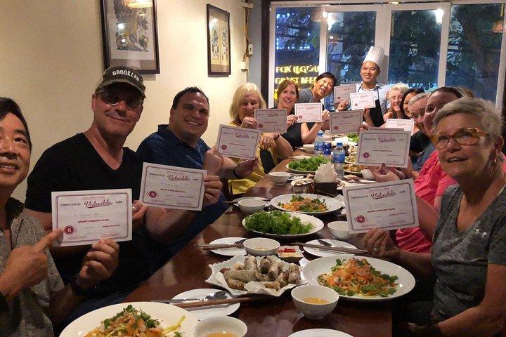 Vietnamese Food Cooking Class in Hanoi with Market Experience