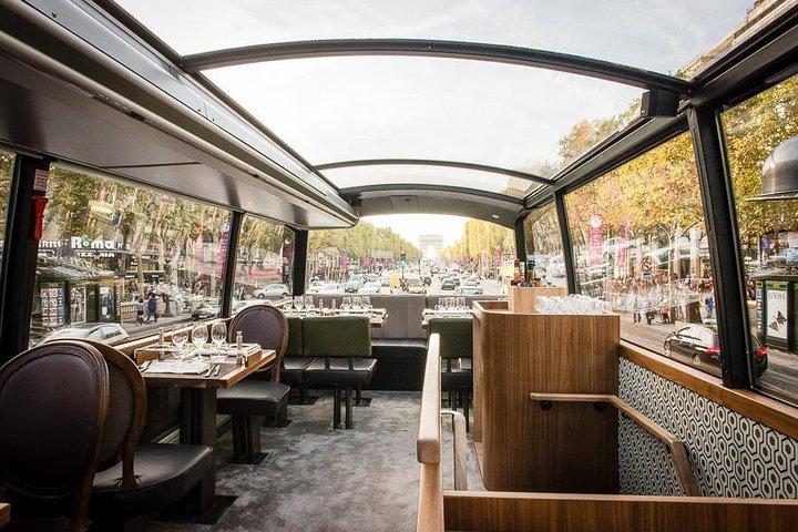 Paris Bustronome Gourmet Sightseeing Lunch on a Panoramic Bus