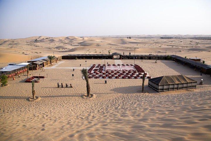 Abu Dhabi Desert Safari (Dune Bashing, BBQ Dinner, Camel Ride & Sand Skii)