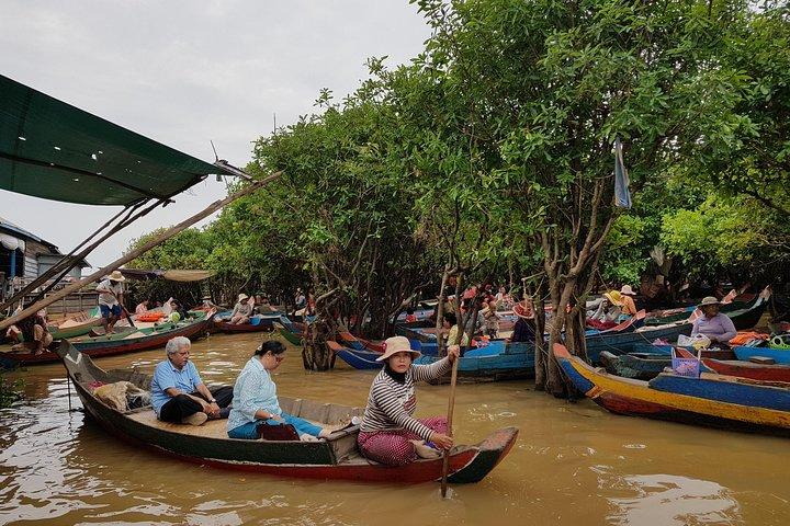 1day private tour all main temple in Angkor,sunset at TonleSap floating village