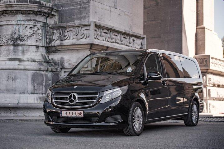 Private transfer from BRU Airport to Bruges with Mercedes V class 7 pax