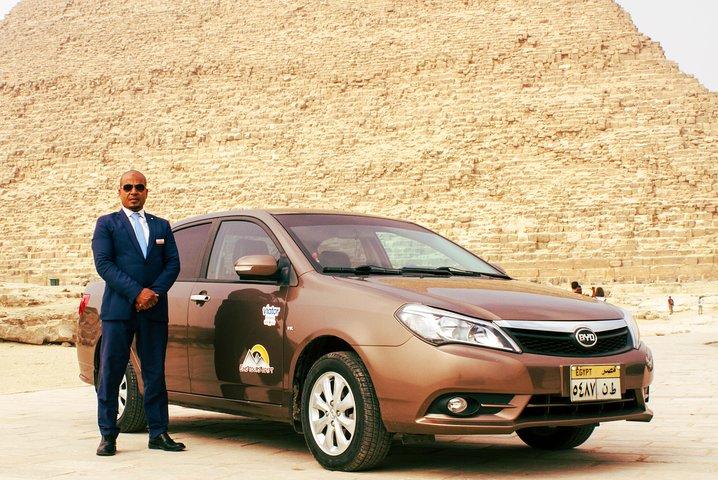 Private Pickup transfer from Le Méridien pyramids to Cairo airport