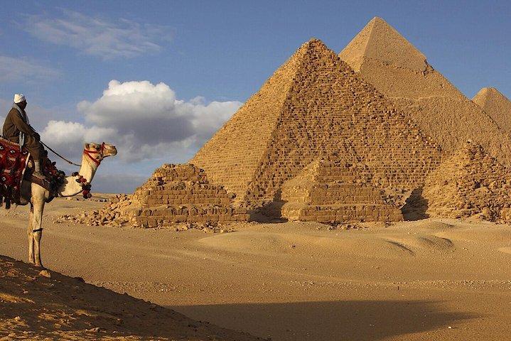 Short Layover Tour to Giza pyramids & Sphinx included Camel Ride