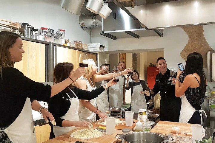 Italian Cocktail + Art of Making Pasta Cooking Class In Unique Milan Location