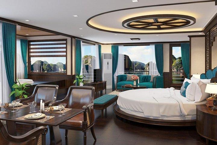2D1N HaLong - LanHa Bay 5star (Bancony Cabin,Meals,Cave,Kayaking)