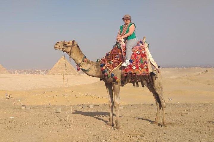 Best Private Tour to the Pyramids,Egyptian Museum & Bazaar& Camel Ride and Lunch