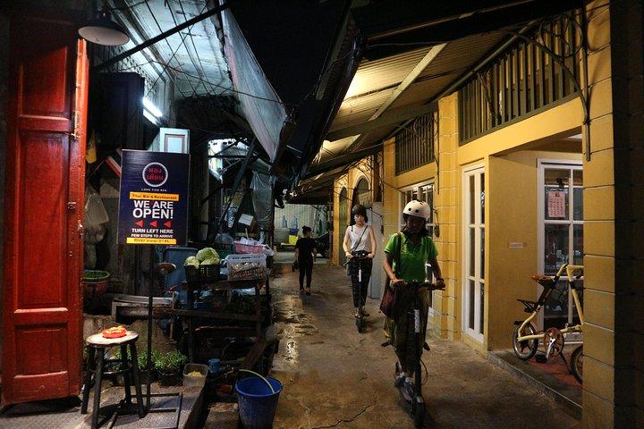 Bangkok at Night by Electric Scooter