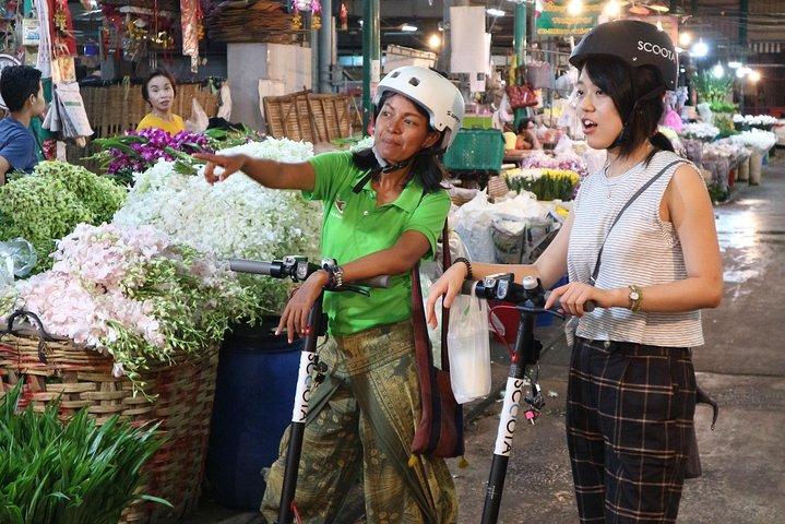 Bangkok at Night by Electric Scooter
