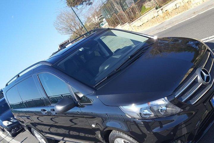 private transfer from Rome to Positano with stop in Pompeii (2hours)