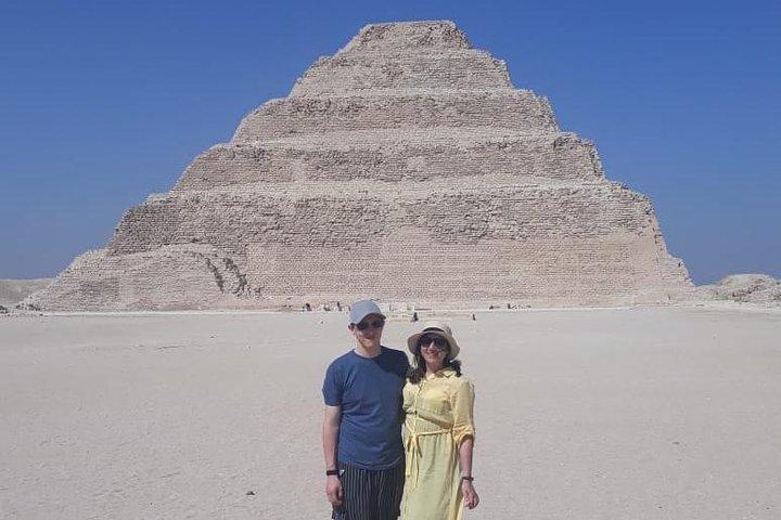 Private Tour of Saqqara, Memphis, and Giza with Three Meals
