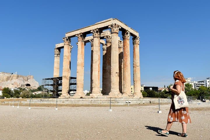 Temple of Olympian Zeus: Self-Guided Audio Tour on your Phone (without ticket)