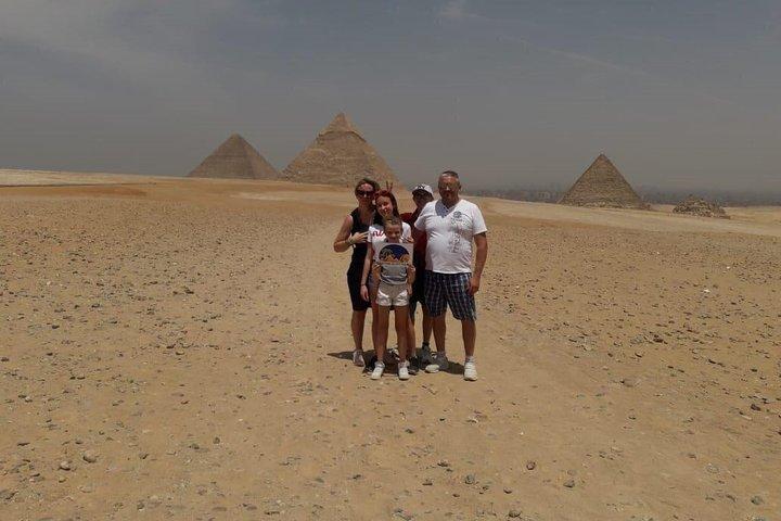 Private day tour to Giza Pyramids, Memphis and Saqqara .