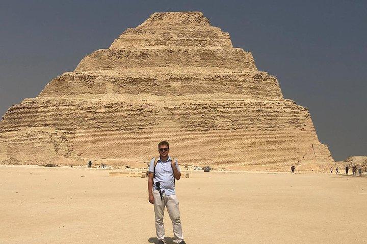 Full day tour to Giza Pyramids, Memphis City , Saqqara and Dahshur.