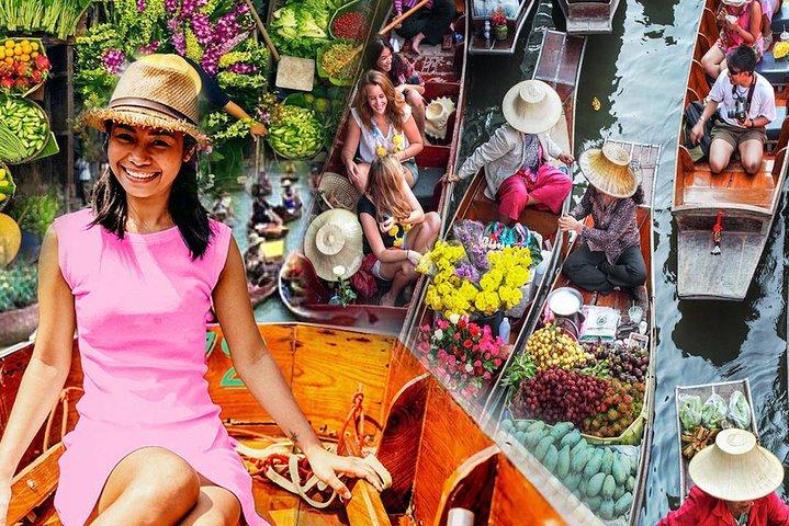 The Best of Maeklong & Damnoen Saduak: Railway & Floating Market