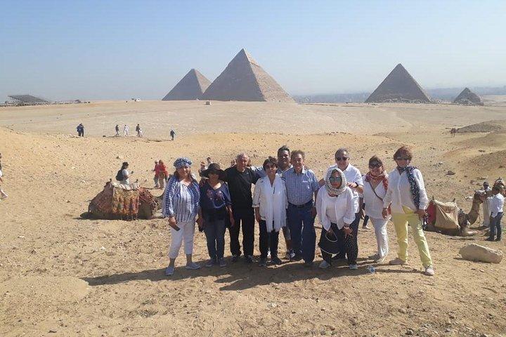 Best Giza Saqqara and Memphis Guided Day Tour from Cairo