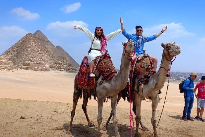 8-Hour Private Tour Giza Pyramids , Memphis & Saqqara, Camel ride and lunch
