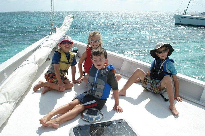 Hol Chan Marine Reserve Snorkel Tour on the 40' Sirena Azul Sailboat