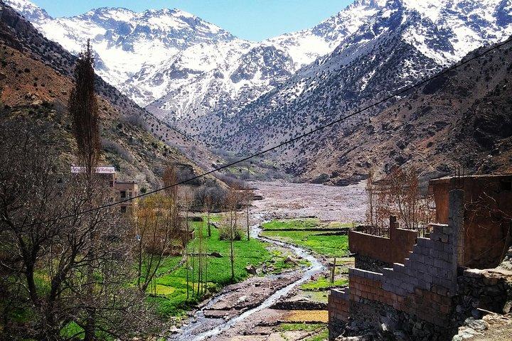 Desert Agafay and Atlas Mountains Waterfall & Camel ride Day Trip From Marrakech