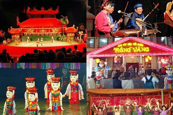 Water Puppet Show-Cyclo & Dinner On Cruise in Ho Chi Minh City