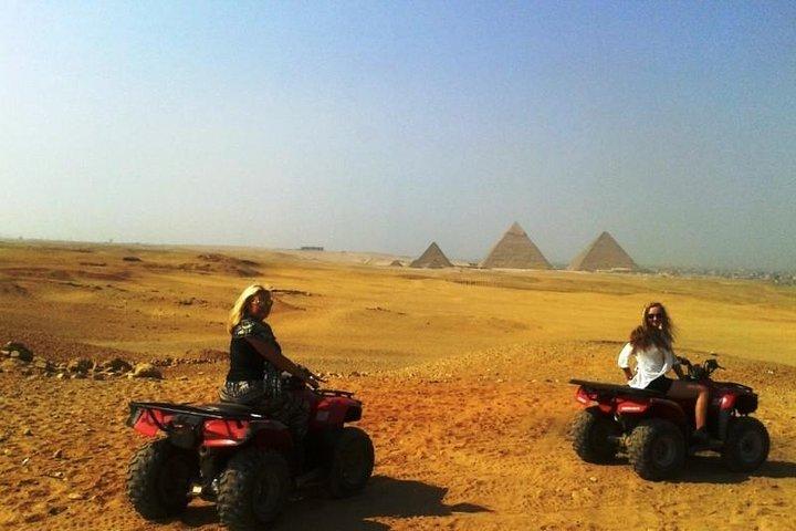 Desert Safari by Quad Bike Around Pyramids