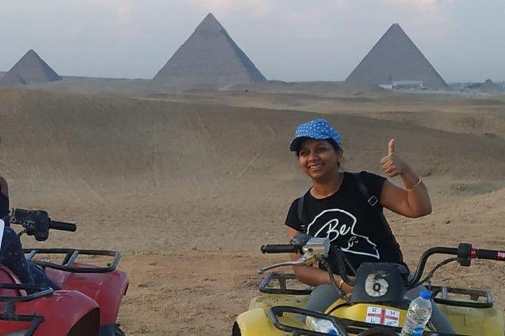 Desert Safari by Quad Bike Around Pyramids