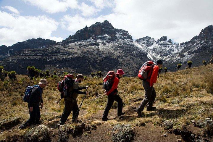 5 Days Mount Kenya climbing via Sirimon Route