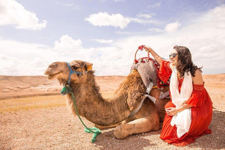 From Marrakech: Desert Agafay & Atlas Mountains Full-Day Trip