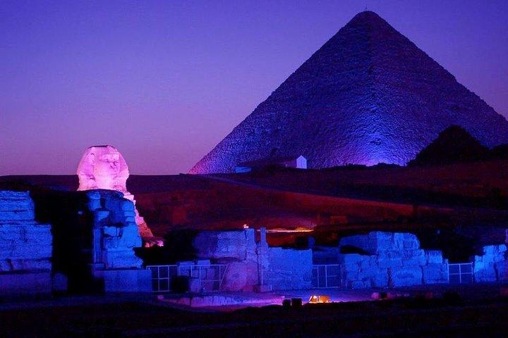 Giza Pyramids Sound and Light Show With Private Transfer