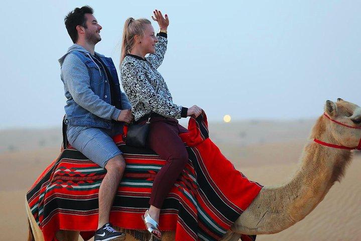 Private Tour With Camel Ride During The Sunset With Barbecue Dinner