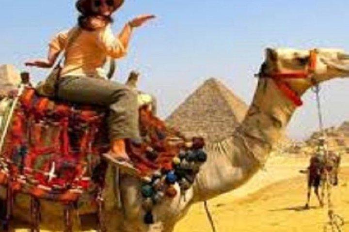 From Cairo: Giza Pyramids, Sphinx, Saqqara, Dahshur & Lunch