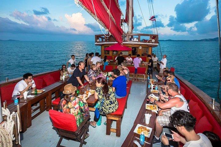 Koh Samui Red Baron Sunset Dinner Cruise with Return Transfer (SHA Plus)