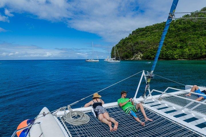 St Lucia Catamaran Day Sailing and Sightseeing Tour