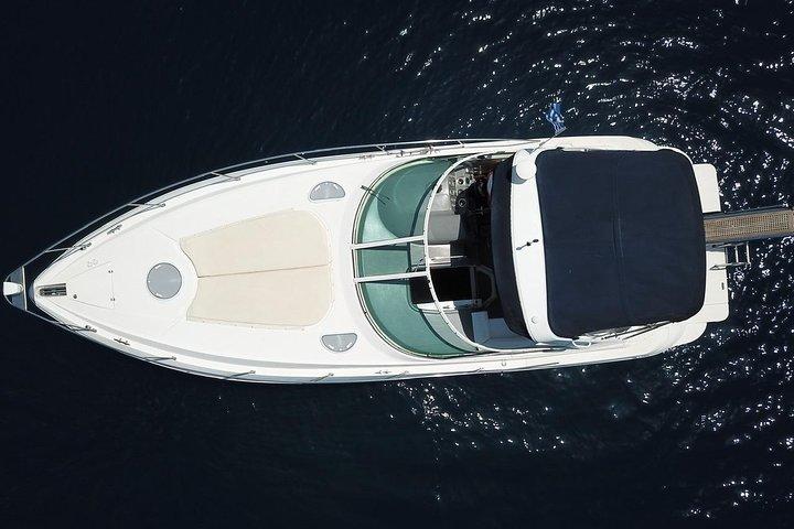 Explore Santorini’s volcano with Alex Private Boat Rental