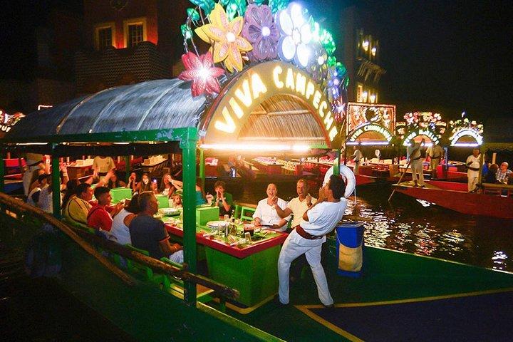 Xoximilco Night Cruise Experience + Transportation From Cancun & Riviera Maya