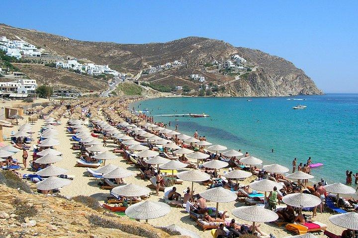 VIP Ferry Ticket from Piraeus Port To Mykonos & Private Transfer included