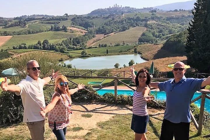 Private tour of Siena Monteriggioni San Gimignano, Winery, lunch