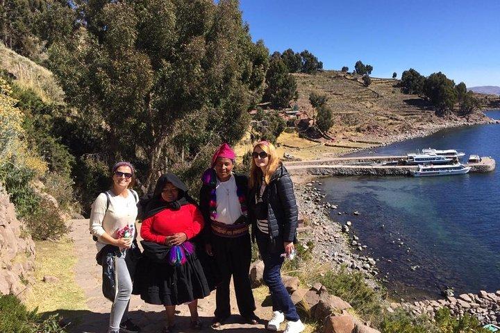 A Full Day Tour View: Uros and Taquile Islands on the Titicaca Lake from Puno