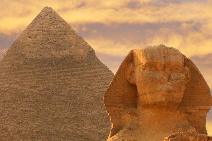 Day Tour to Giza Pyramids, The National Museum Of Egyptian Civilization & Bazzar