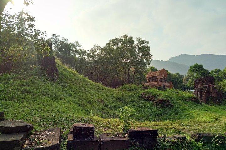 My Son Sanctuary Sunset with insider guide and BBQ boat trip