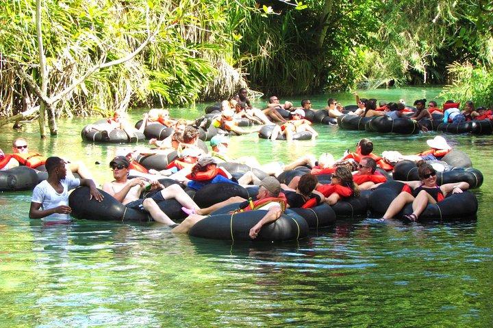 Blue Hole Falls & White River Tubing from Falmouth Jamaica