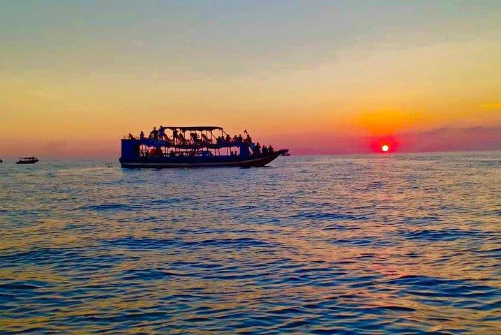 Amazing Tour To Kulen Mountain Waterfall, Sunset at Kompong Plok Foating Village